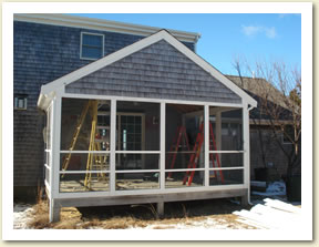 Indoor Porch Remodel